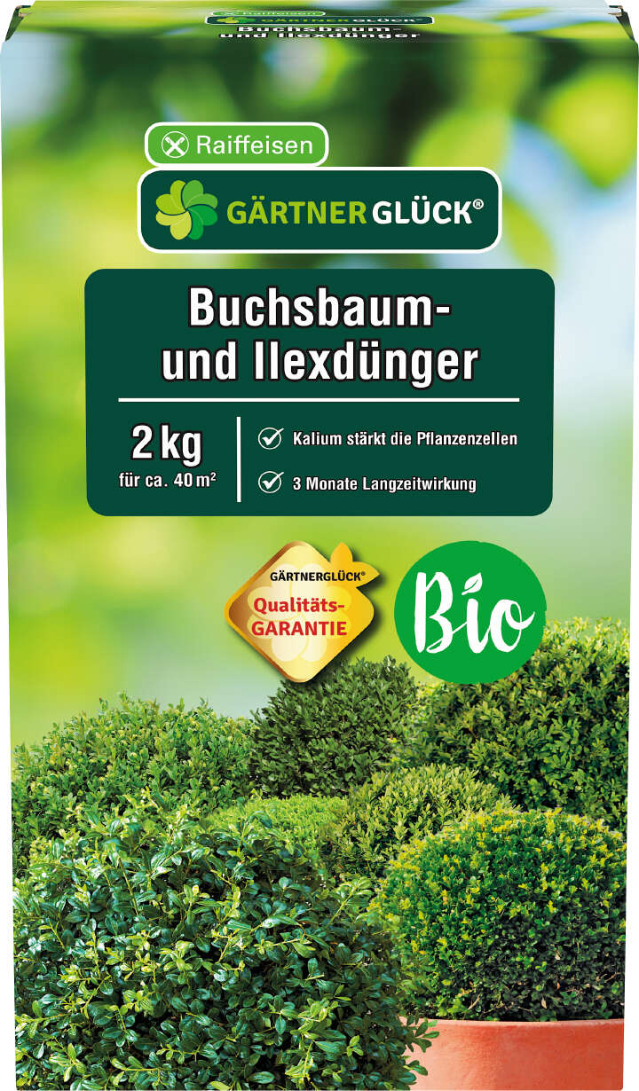 GÄRTNERGLÜCK Bio Buchsbaum- und Ilexdünger